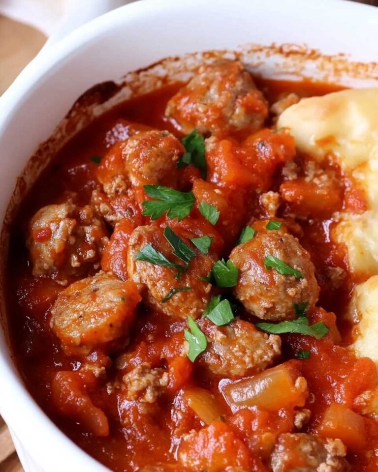 Slow Cooker Sausage Casserole