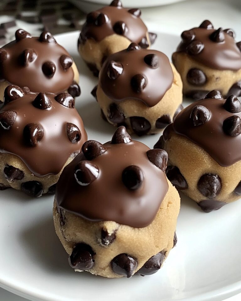 Chocolate-Dipped Cookie Dough Bites