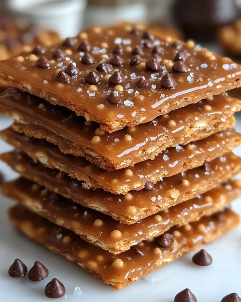 Quick Homemade Graham Cracker Toffee Treats