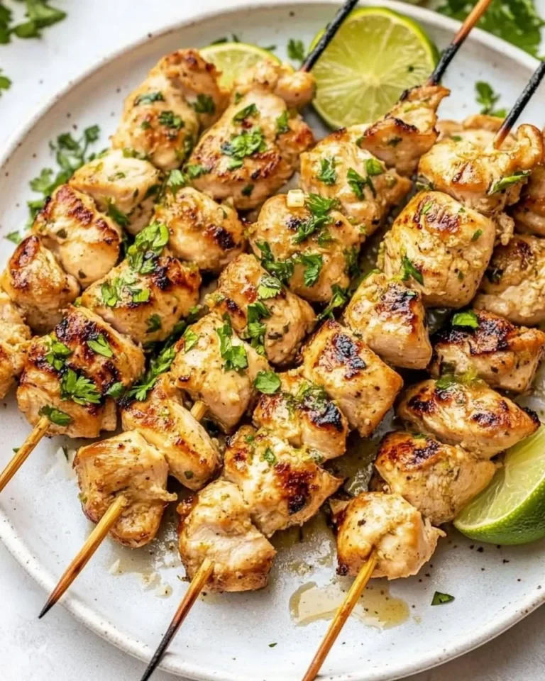 Honey Lime Chicken Skewers For A Fresh Summer Meal