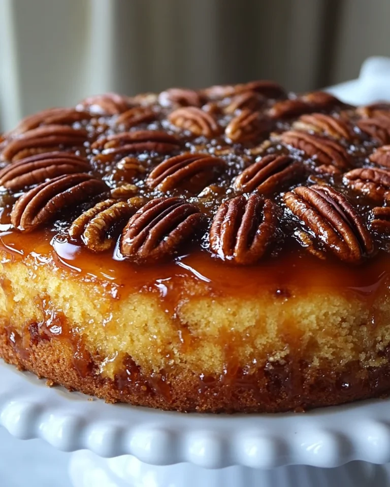 Quick Pecan Upside Down Cake Recipe